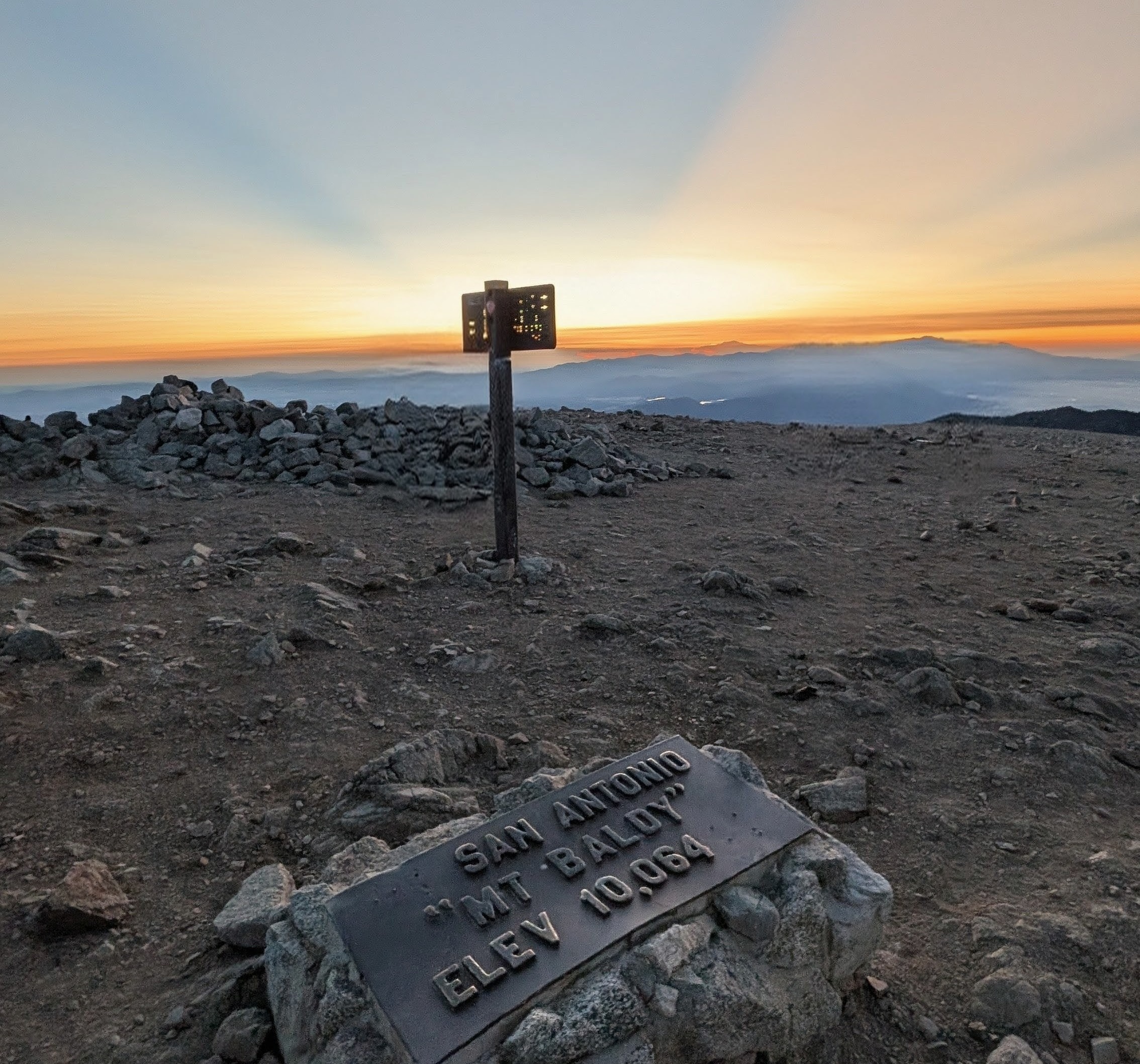 Sunrise at Mt Baldy